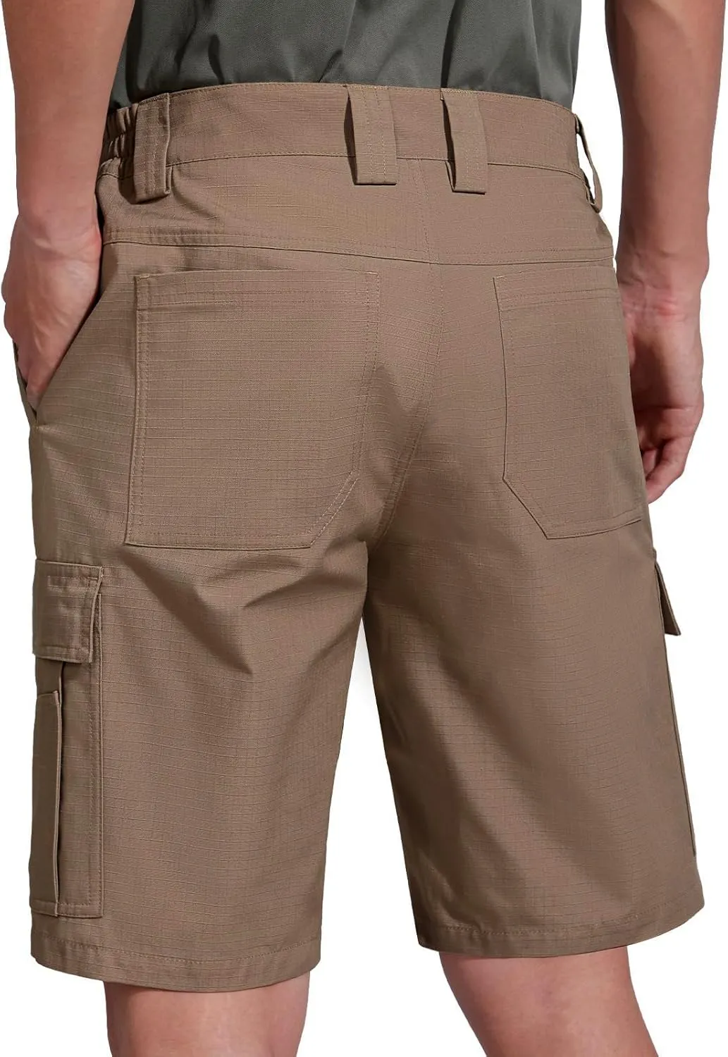FREE SOLDIER Men's Hiking Cargo Shorts Water Resistant Quick Dry Lightweight Shorts for Hiking Cargo Casual with 8 Pockets