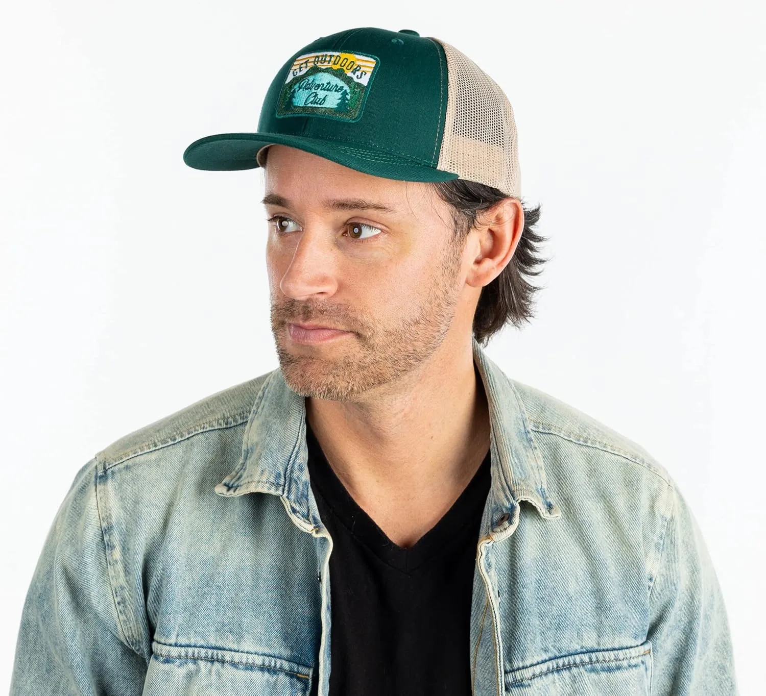 Funky Junque Premium Mesh Trucker Hat - Adjustable Snapback Baseball Cap - Dad's Day Gift - Breathable Outdoor Retro Style