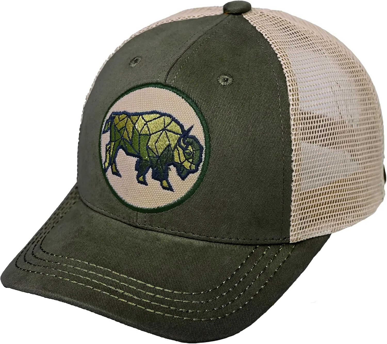 Funky Junque Premium Mesh Trucker Hat - Adjustable Snapback Baseball Cap - Dad's Day Gift - Breathable Outdoor Retro Style