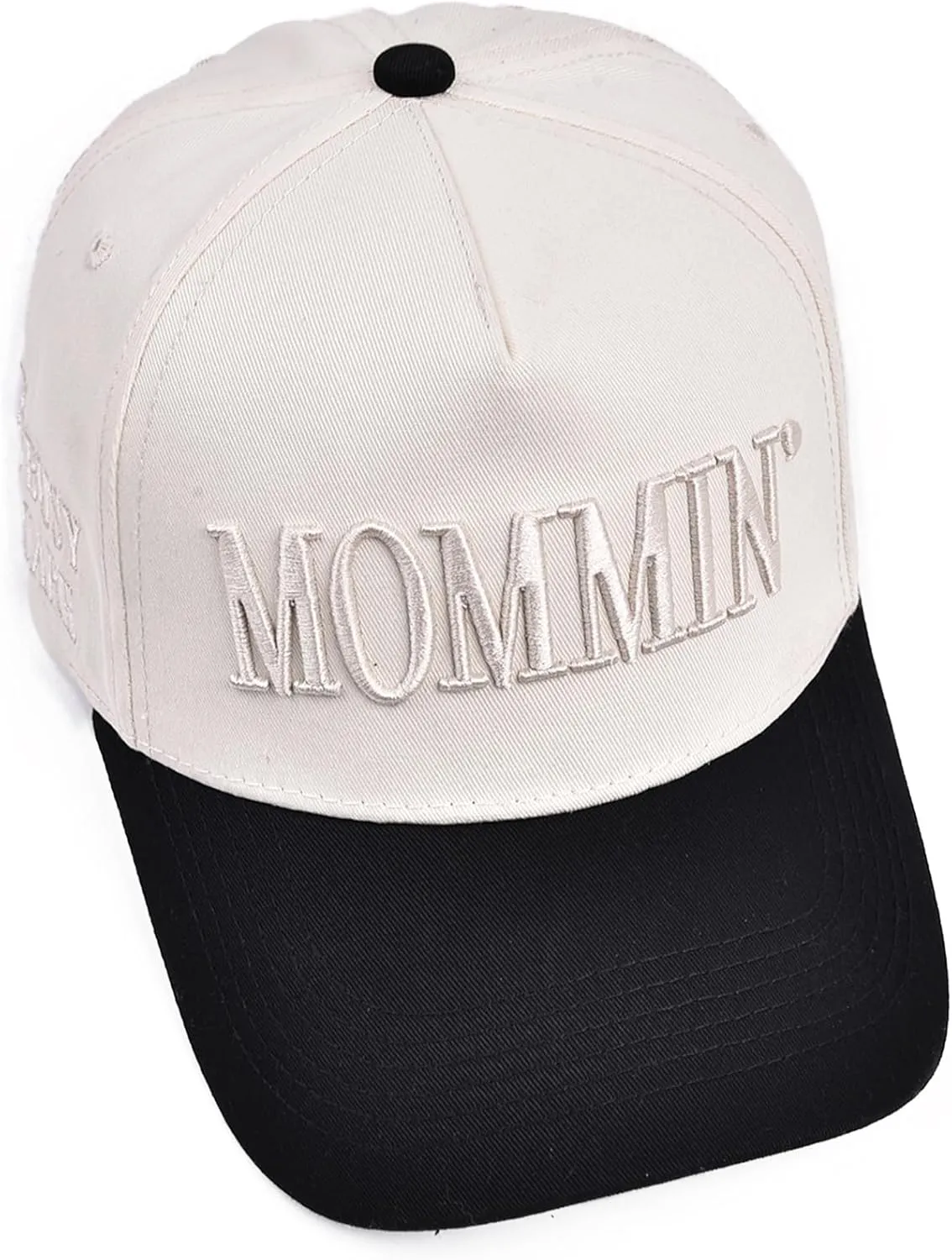 Funny Mommin Hat for Women, Mama Too Busy to Care Truck Hat Gifts Adjustable Washed Cotton Embroidered Mom Baseball Cap