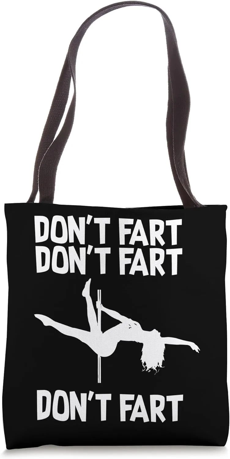 Funny Pole Dancing - Pole Fitness Tote Bag