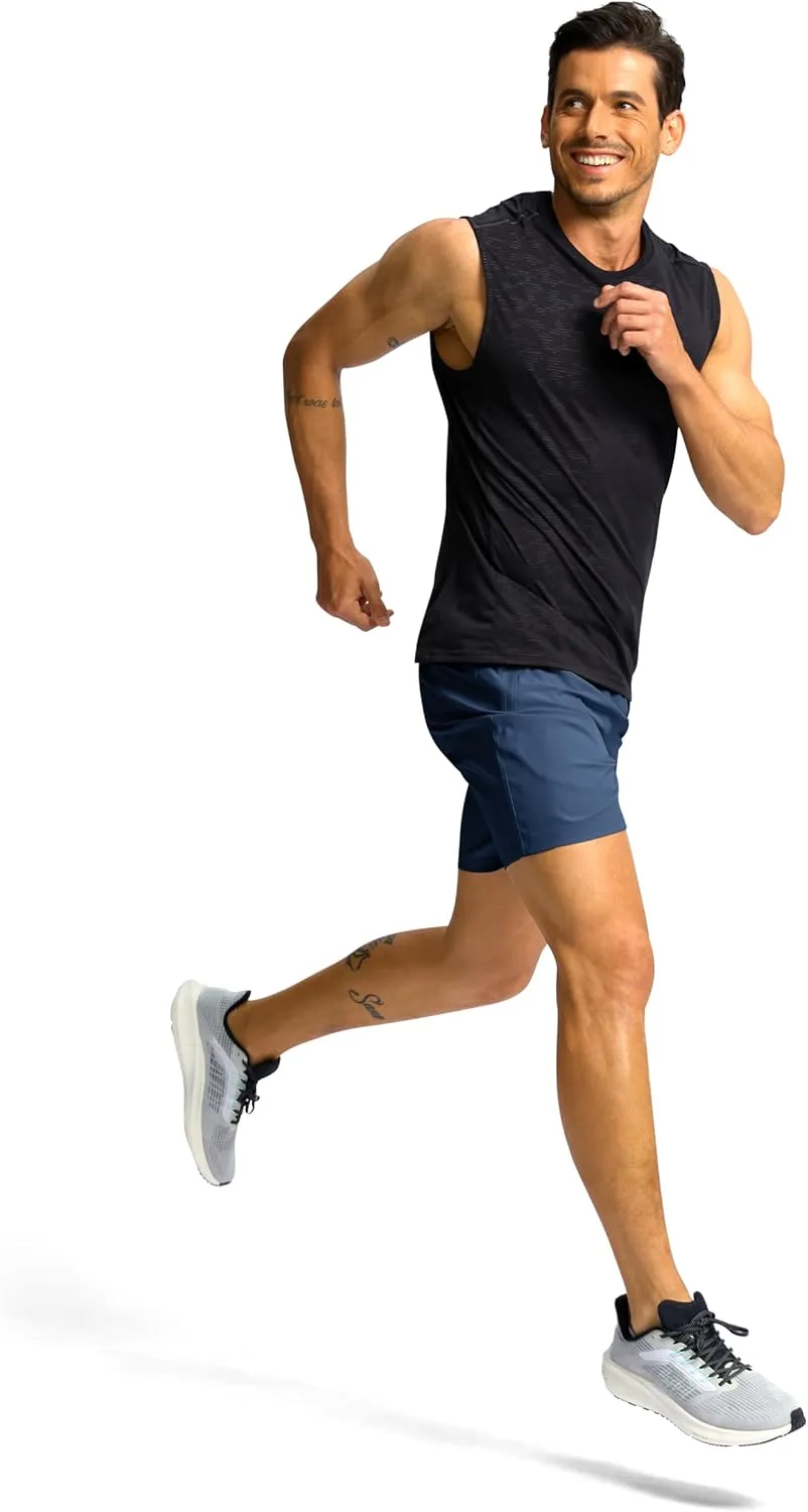 G Gradual Men's Hiking Shorts 7"/9" Lightweight Athletic Shorts for Men Quick Dry Stretch Casual Shorts with 3 Zipper Pockets