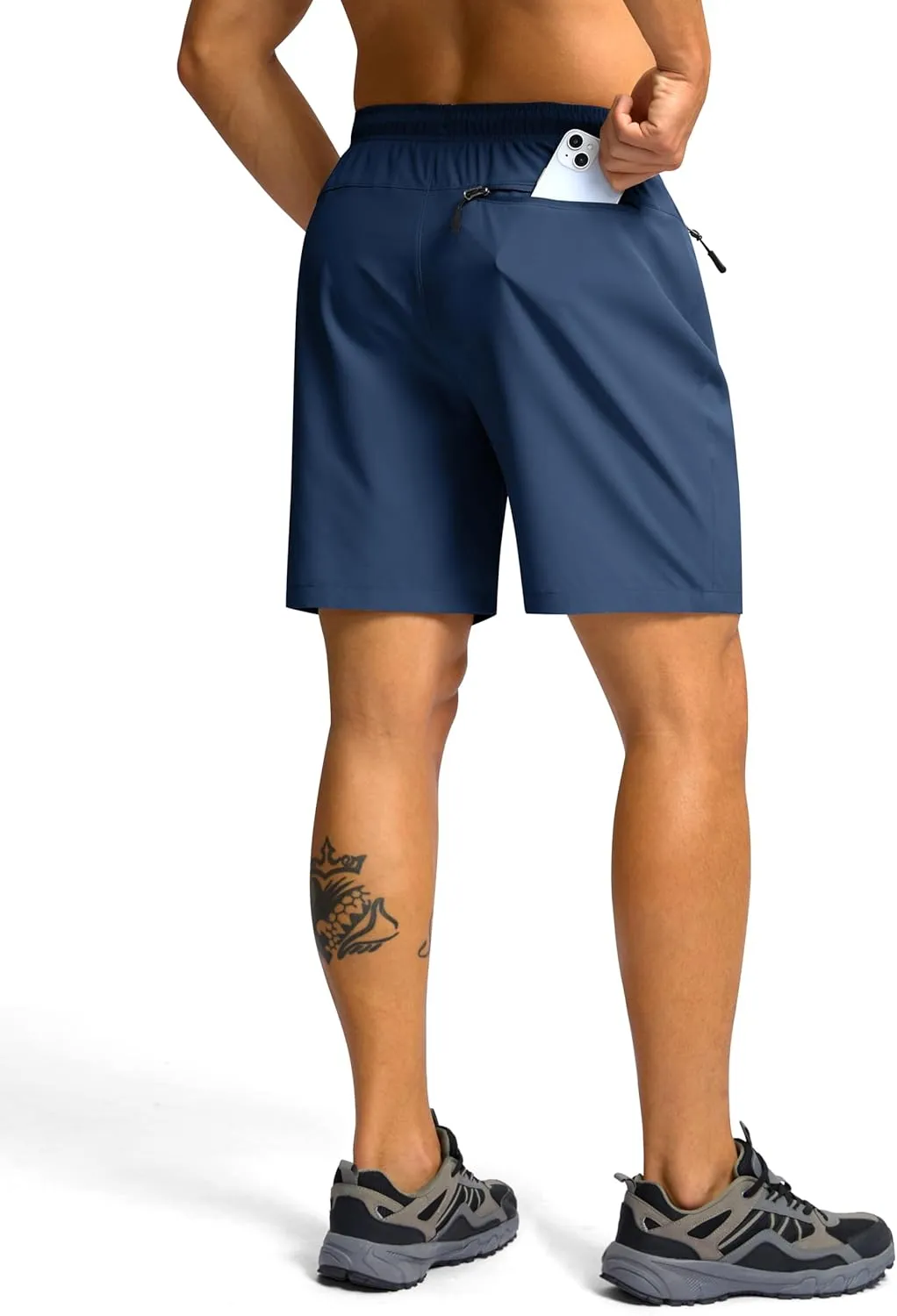 G Gradual Men's Hiking Shorts 7"/9" Lightweight Athletic Shorts for Men Quick Dry Stretch Casual Shorts with 3 Zipper Pockets