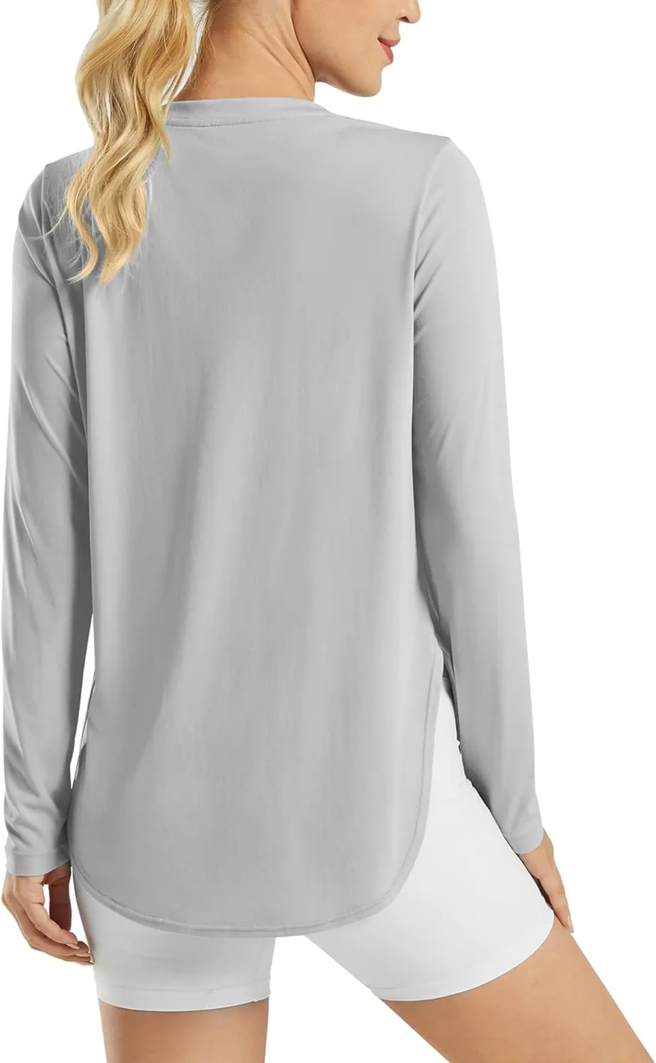 G4Free Women's UPF 50  UV Shirts Long Sleeve Workout Sun Shirt Outdoor Gym Hiking Tops Quick Dry Lightweight