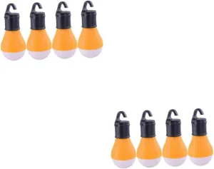 GALPADA 2sets Emergency Led Camping Lantern Collapsible Tent Light Solar Tent Lamp Led Lantern 3 Balls 4pcs*2