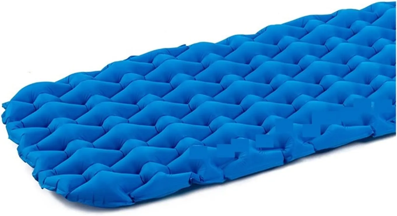 GaRcan Folding Portable Ultra-Light Inflatable Mattress Outdoor Camping Single Person Thick Widening Moisture Proof Pad (Orange Widen)