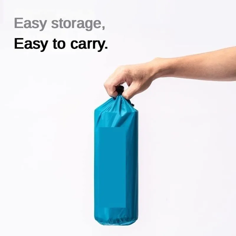 GaRcan Outdoor Camping Inflatable Sleeping Mat Tent Floor Mat Ultra-Lightweight Portable Storage Beach Mats TPU (Orangesinglestyle 1)