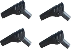 Garneck 4pcs Tent Support Rod Connector Folding Joint for Easy Installation Lightweight Tent Accessory for Structures Impact for Camping and Outdoor Use