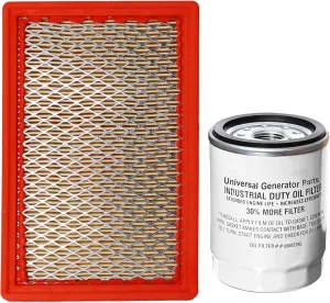Generac 0E9371A & Universal Generator Parts Replacement for 070185E AND 070185ES (Filter with Oil)
