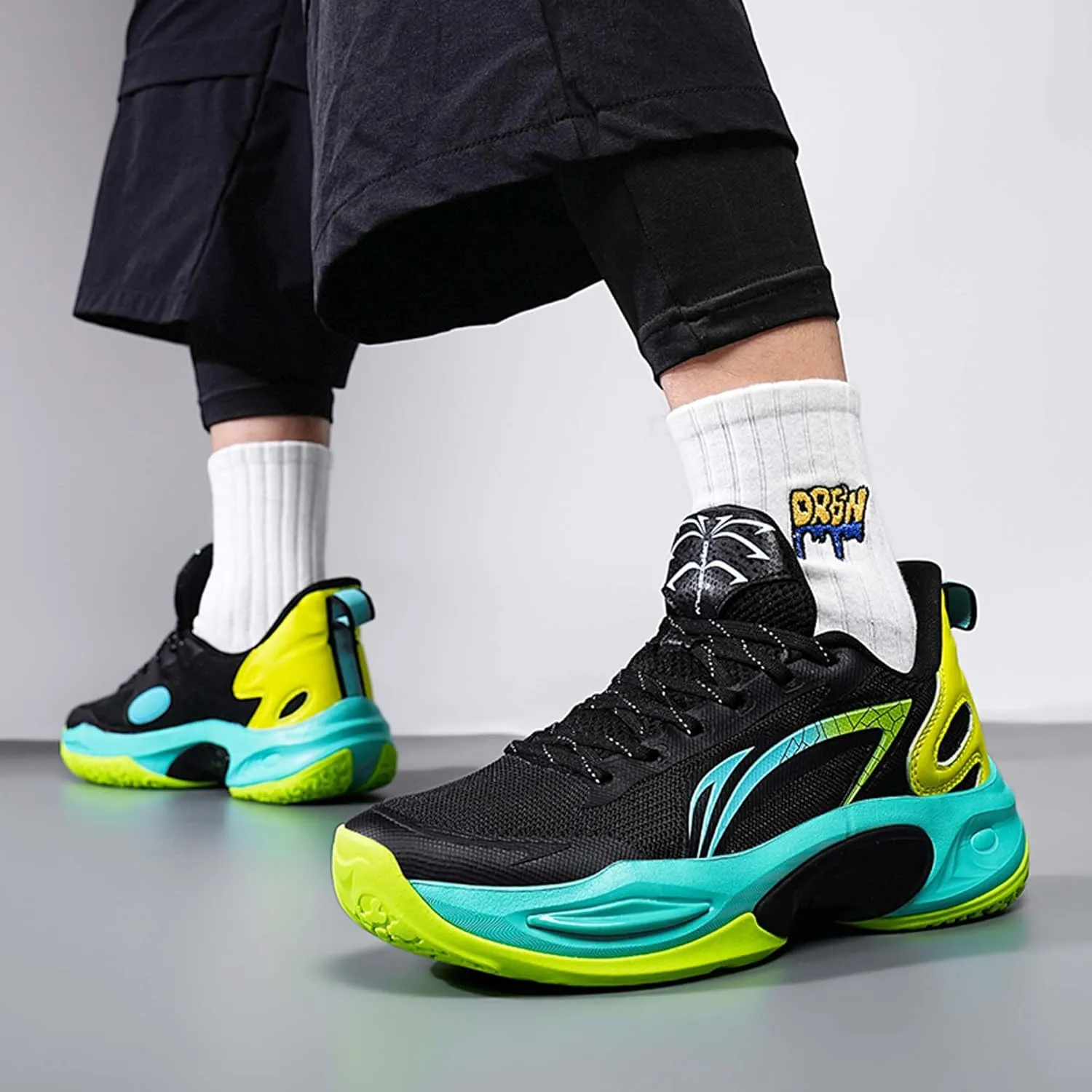 General Basketball Shoes, Summer Shoes, Anti Slip Running Shoes, Shock-Absorbing Walking Shoes, Breathable Tennis Shoes