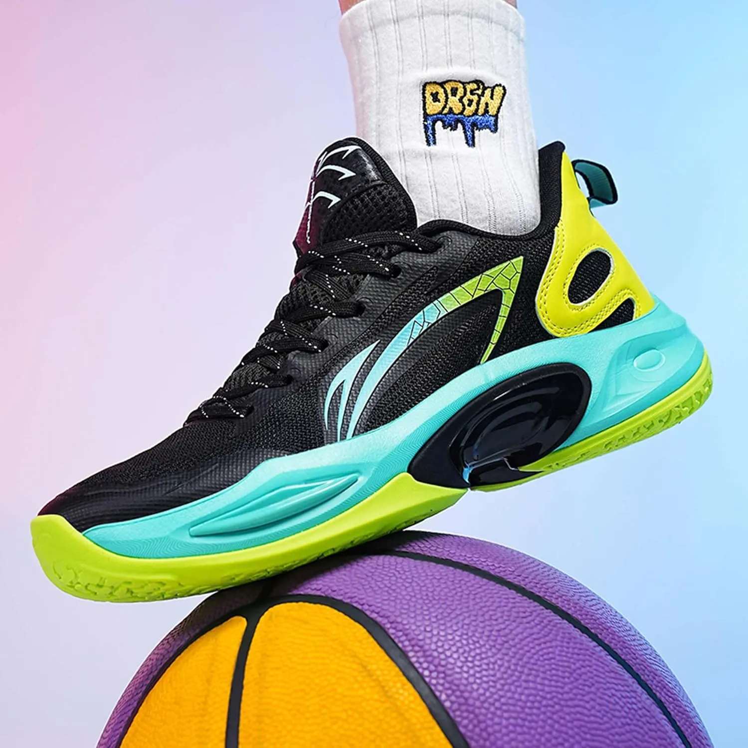General Basketball Shoes, Summer Shoes, Anti Slip Running Shoes, Shock-Absorbing Walking Shoes, Breathable Tennis Shoes
