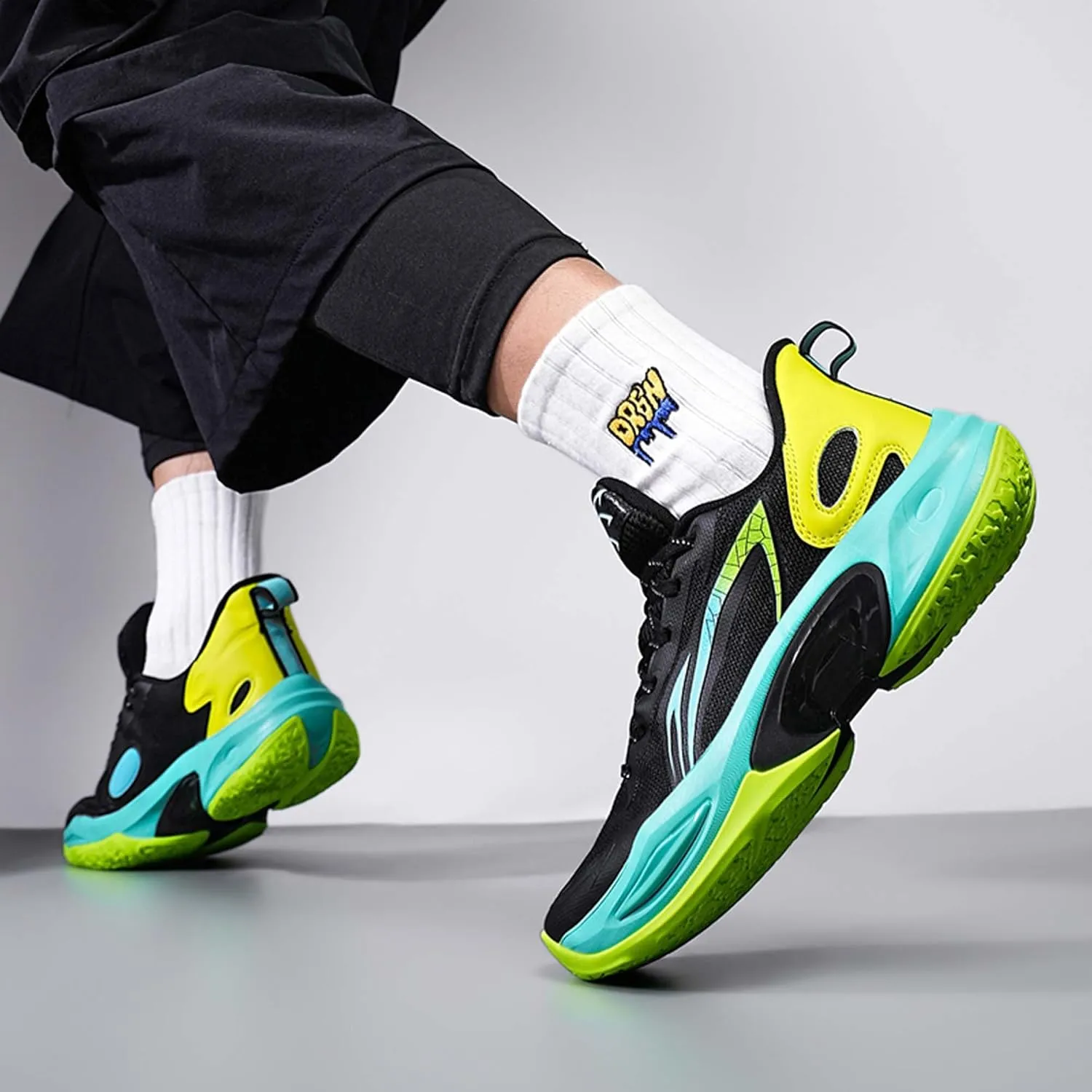 General Basketball Shoes, Summer Shoes, Anti Slip Running Shoes, Shock-Absorbing Walking Shoes, Breathable Tennis Shoes
