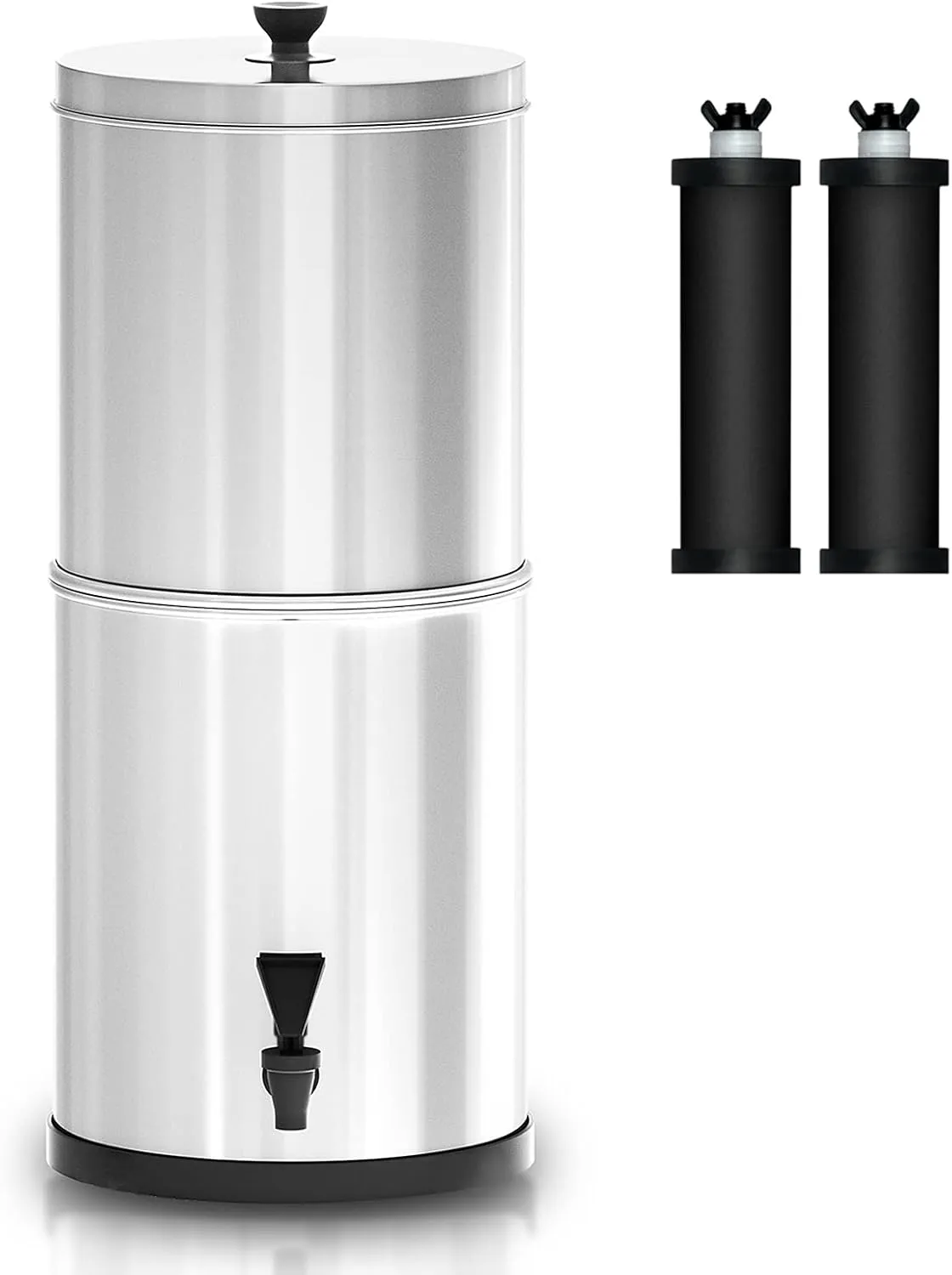 Gravity Water Filter System Water Filtration Bucket for Home Outdoor Camping Hiking Emergency Preparedness