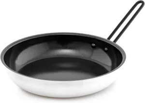 GSI Outdoors Bugaboo 10" Fry Pan, High-Performance Ceramic Coated with SureLock™ Folding Handle