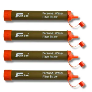 GunZee Portable Water Filter Straw - Ultimate Outdoor Companion
