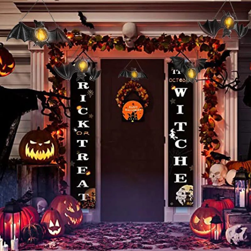 Halloween Black Bat Lantern