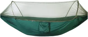 Hammock Camping Hammock with Mosquito Net - 2 Person Ultra-Lightweight Outdoor Travel Hammocks Outdoor Hammock (Color : Green 290 * 140cm) (Dark Green 290 * 140cm)