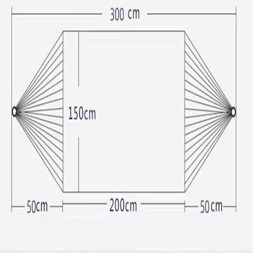 Hammock Double Anti-Rollover Canvas Hammock Outdoor Products Portable Widened Swing Retro Geometric Nordic Style Hammock Hammock Outdoor(F)