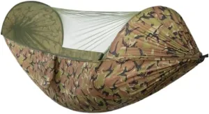 Hammock Double Automatic Quick-Opening Mosquito Net Hammock Camping Outdoor Sunshade Anti-Mosquito Hammock Tent Indoor Swing Hammock Outdoor(A)