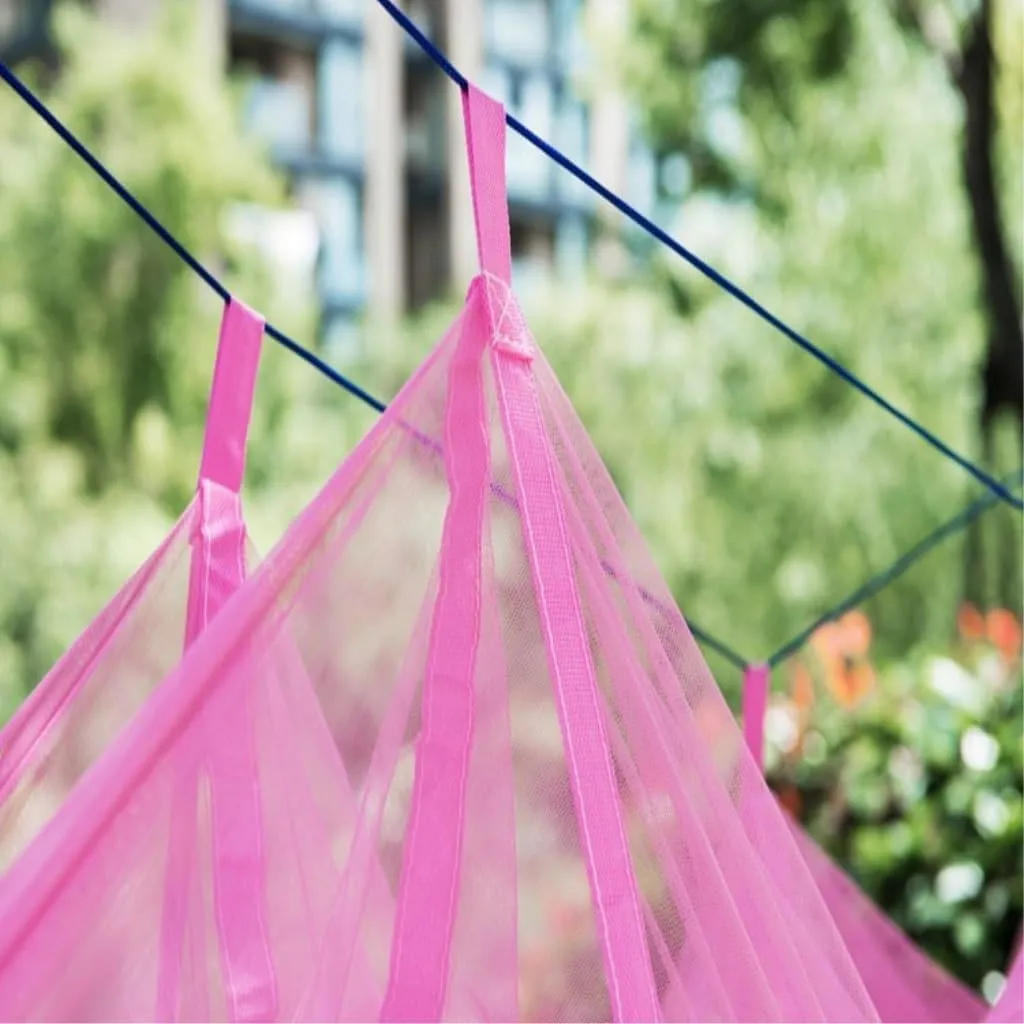 Hammock Double Mosquito Net Hammock Double Outdoor Anti-Mosquito Parachute Cloth Swing Outdoor Sleeping Hanging Tree Camping Hammock Outdoor(A)