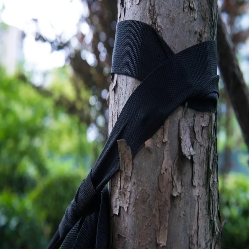 Hammock Double Mosquito Net Hammock Double Outdoor Anti-Mosquito Parachute Cloth Swing Outdoor Sleeping Hanging Tree Camping Hammock Outdoor(A)