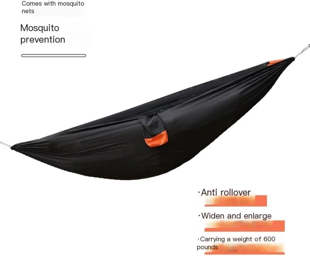 Hammock Double Mosquito Net Hammock Outdoor Nylon Double Hammock Encrypted Mesh Automatic Quick-Open Mosquito Net Hammock Hammock Outdoor(Green)