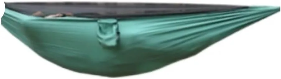 Hammock Double Mosquito Net Hammock Outdoor Nylon Double Hammock Encrypted Mesh Automatic Quick-Open Mosquito Net Hammock Hammock Outdoor(Green)
