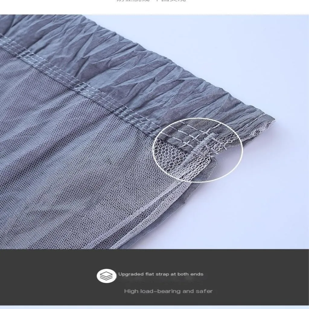 Hammock Double Outdoor Camping Mosquito Net Hammock Nylon Parachute Cloth Hammock with Mosquito Net Outdoor Swing Hammock Hammock Outdoor(E)