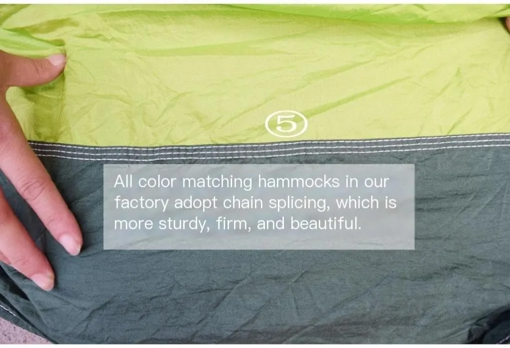 Hammock Double Outdoor Camping Outdoor Mosquito Net Hammock Double 210T Nylon Anti-Mosquito Parachute Cloth Air Camping Tent Hammock Outdoor(Pink)