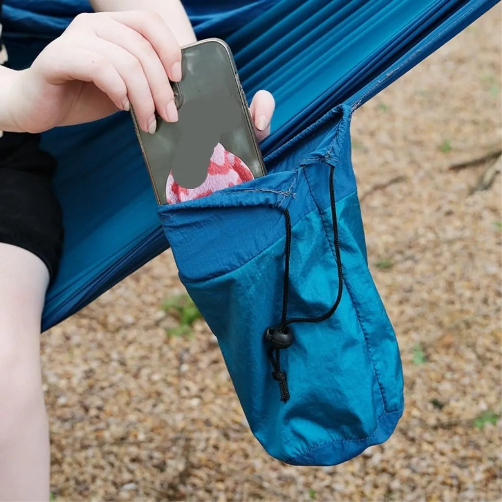 Hammock Double Outdoor Camping Parachute Nylon Cloth Single Double Outdoor Camping Cycling Indoor Leisure Outdoor Hammock Hammock Outdoor(Blue,A)