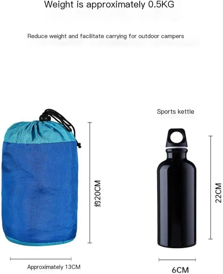 Hammock Double Outdoor Camping Parachute Nylon Cloth Single Double Outdoor Camping Cycling Indoor Leisure Outdoor Hammock Hammock Outdoor(Blue,A)
