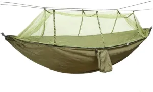 Hammock Double Outdoor Parachute Wholesale Hammock with Mosquito Net Anti-Mosquito Nylon Single Double Camping Hammock Hammock Outdoor(Bruin)
