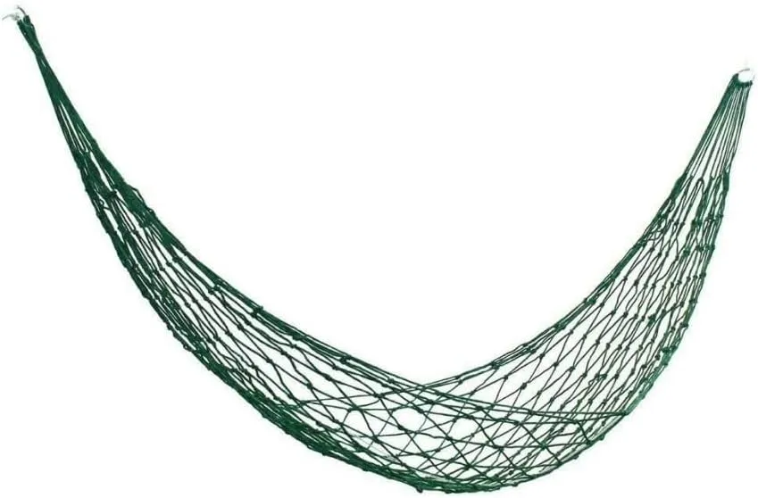 Hammock Double Outdoor Supplies 9-Strand Nylon Rope Hammock Portable Camping Leisure Mesh Hammock Swing Rope Hammock Hammock Outdoor