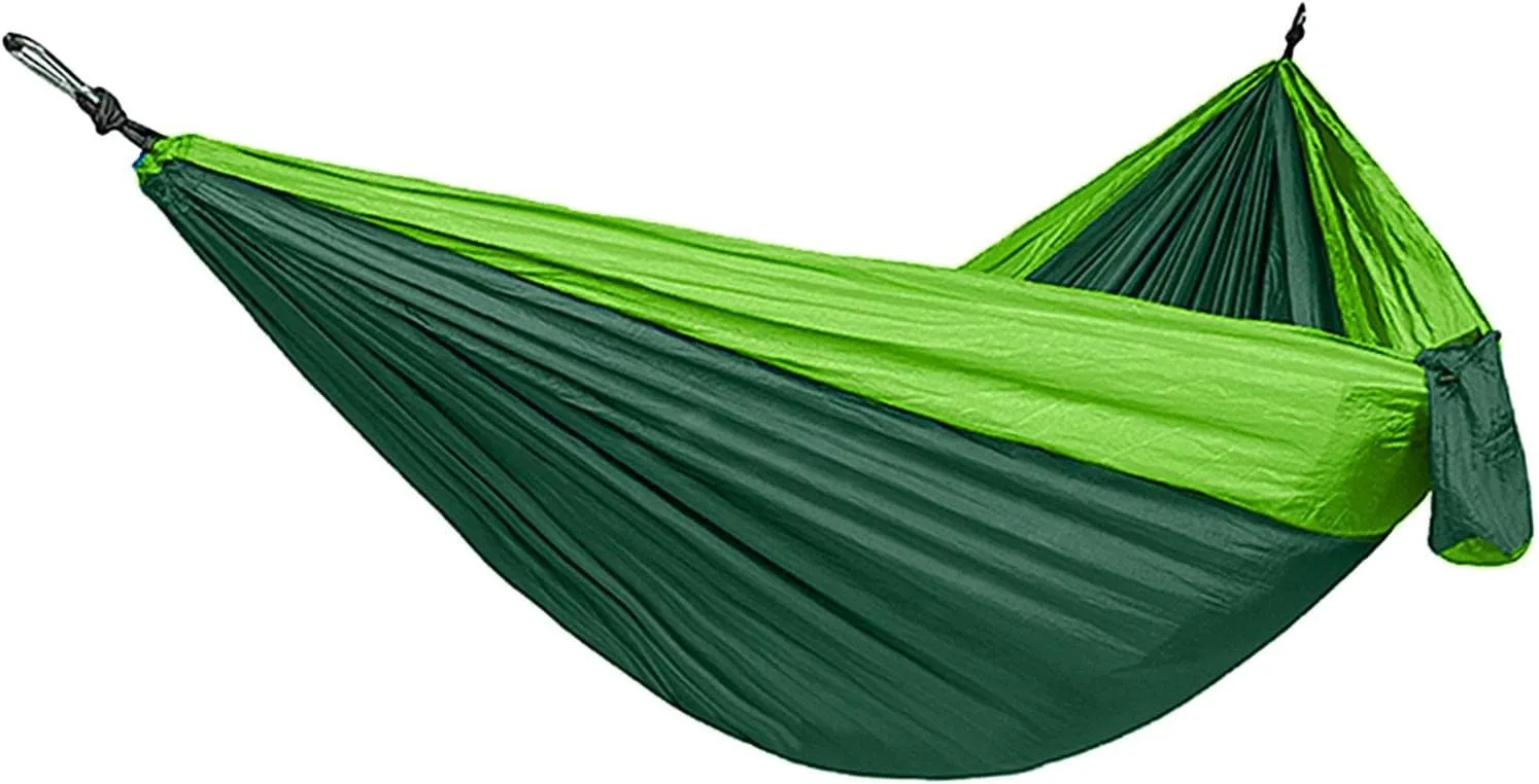 Hammock for Camping Double Hammocks Gear for The Outdoors Backpacking Survival or Travel - Green