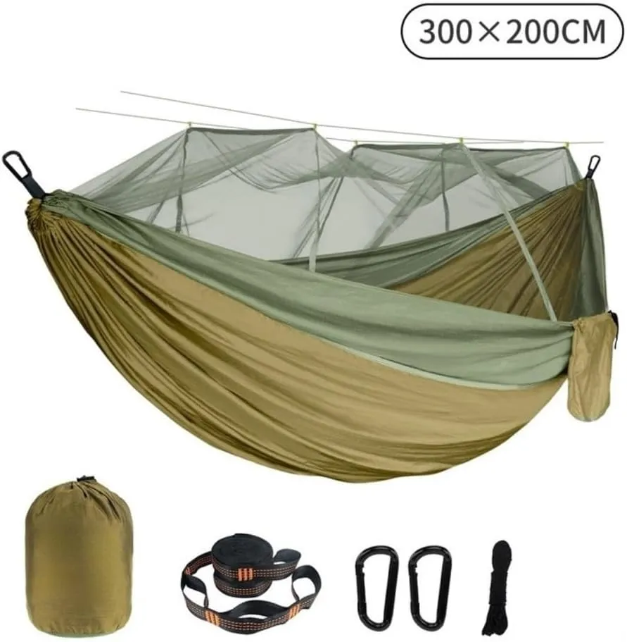 Hammock Hammock Outdoor Camping Anti-Mosquito Outdoor Camping with Mosquito Net Breathable Hanging Tree Tent Hammocks for Outside