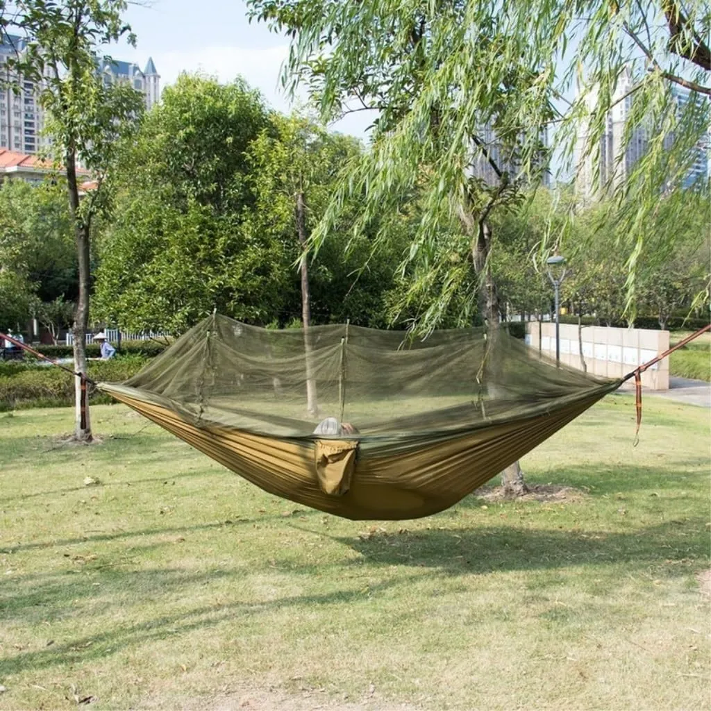 Hammock Hammock Outdoor Camping Anti-Mosquito Outdoor Camping with Mosquito Net Breathable Hanging Tree Tent Hammocks for Outside