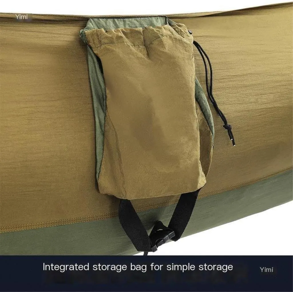 Hammock Hammock Outdoor Camping Anti-Mosquito Outdoor Camping with Mosquito Net Breathable Hanging Tree Tent Hammocks for Outside(F)