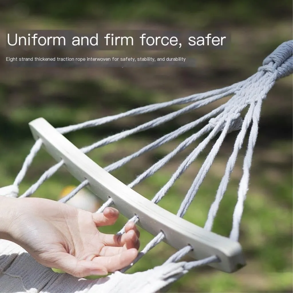Hammocks Hammock Outdoor Single Double Anti-Rollover Portable Camping Outdoor Detachable and Washable Hanging Chair Camping Hammocks(B,190cm*80cm)