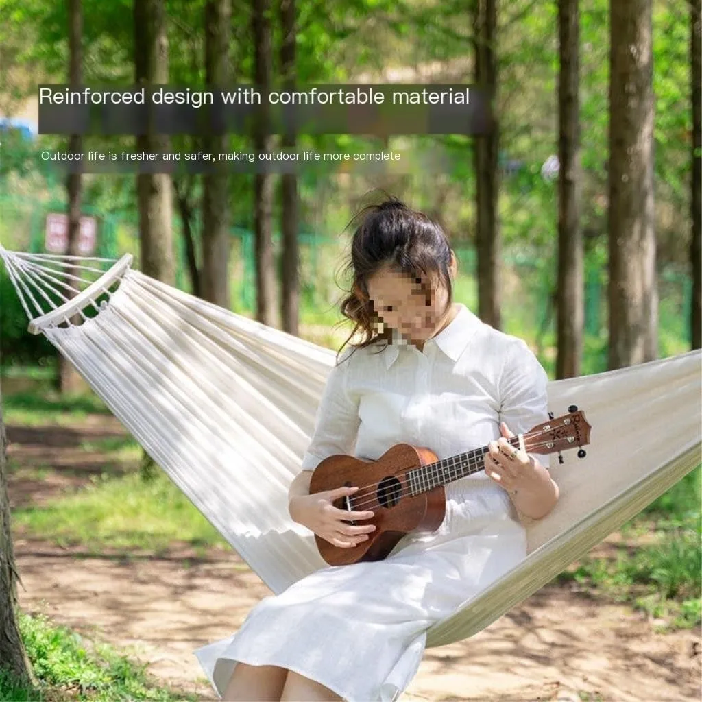 Hammocks Hammock Outdoor Single Double Anti-Rollover Portable Camping Outdoor Detachable and Washable Hanging Chair Camping Hammocks(B,190cm*80cm)