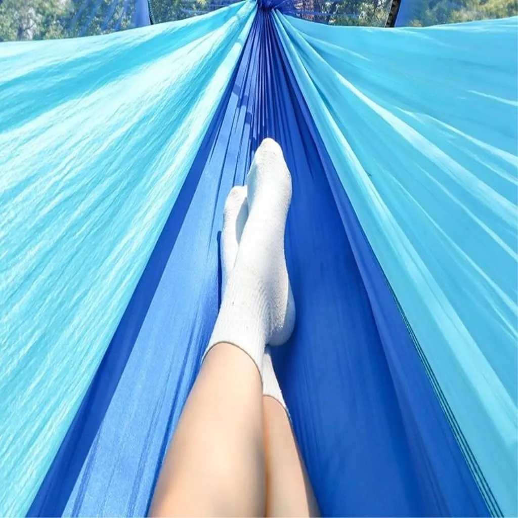 Hamock Hammock Outdoor Anti-Mosquito and Insect-Proof Portable Swing Outdoor Camping Camping with Mosquito Net Cute Hanmock(Marrone,1)