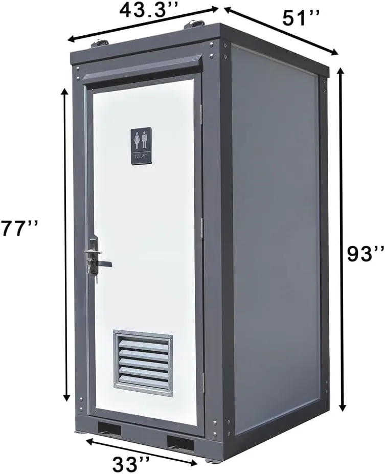 Handicap-Accessible Portable Restroom for Disabled, Outdoor Mobile Toilet for Concerts, Conventions, Construction, Sporting Events