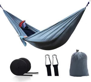 Hanging ?Chair Swing Hiking Camping Hammock, Portable Nylon Safety Parachute, Outdoor Double Leisure Hammock Hammock