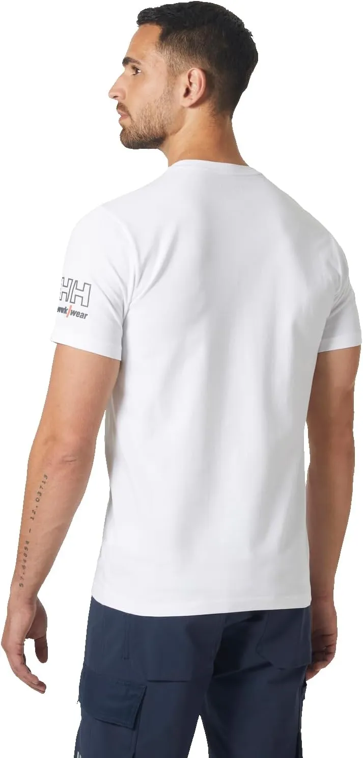 Helly-Hansen Workwear Kensington Short Sleeve T-Shirts for Men Made from Light Breathable 92% Cotton Blend for High Mobility