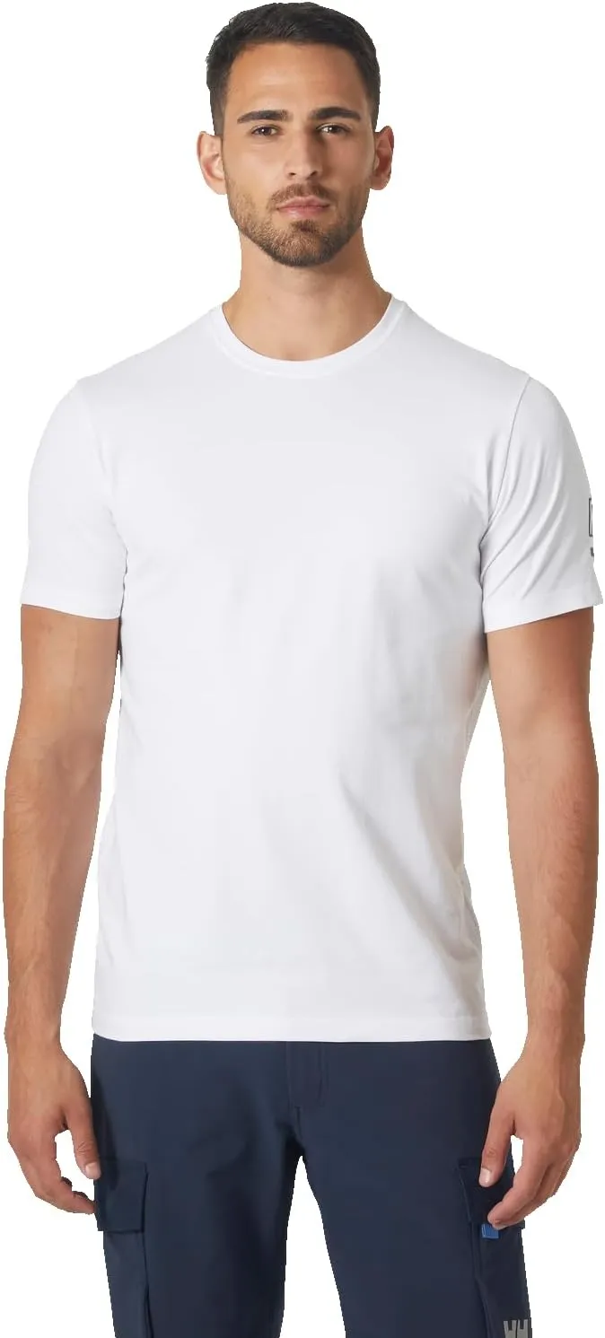 Helly-Hansen Workwear Kensington Short Sleeve T-Shirts for Men Made from Light Breathable 92% Cotton Blend for High Mobility