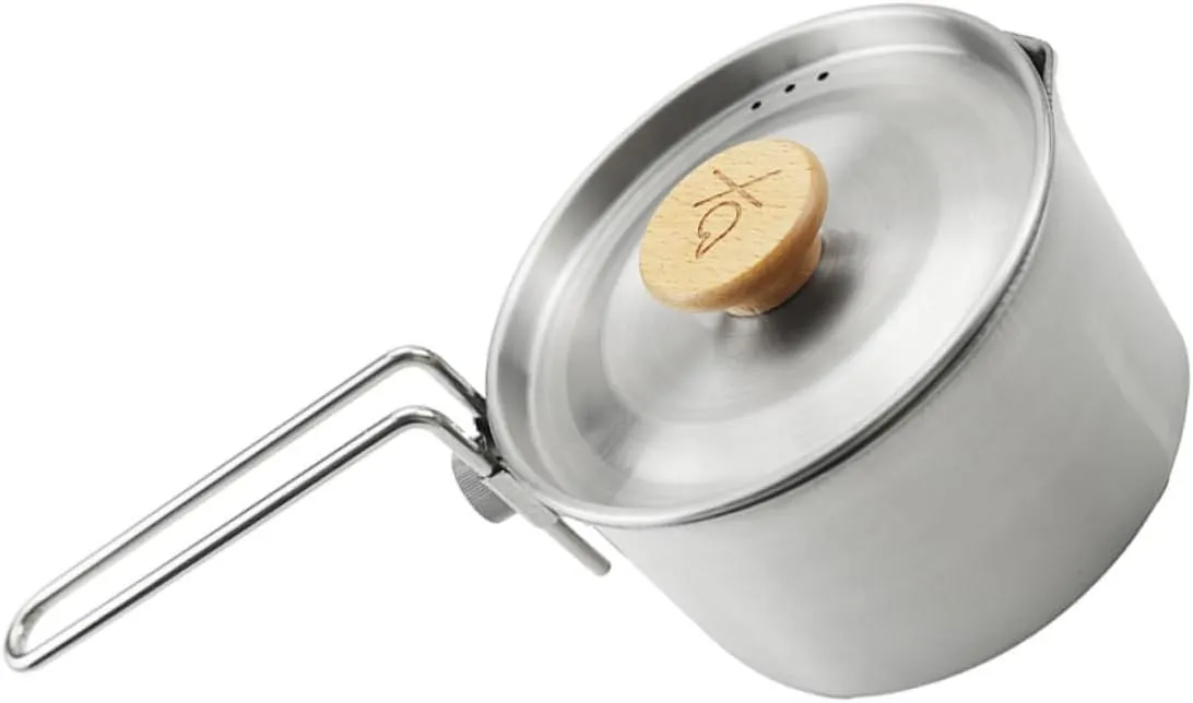 HEMOTON Portable Camping Cookware Multi Functional Outdoor Cooking Pot with Water Nozzle for Hiking Backpacking Picnic Lightweight Convenient