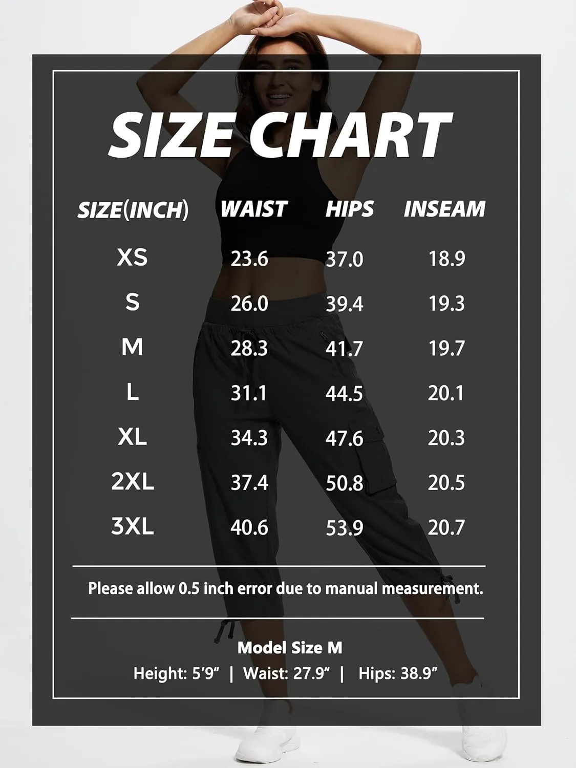 Hiking Capris for Women with Pockets Lightweight Quick Dry Cargo Capri Travel Pants Women Casual Women's Capris