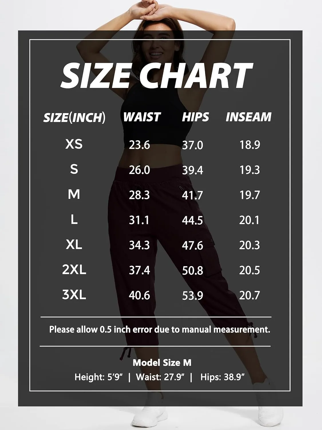 Hiking Capris for Women with Pockets Lightweight Quick Dry Cargo Capri Travel Pants Women Casual Women's Capris