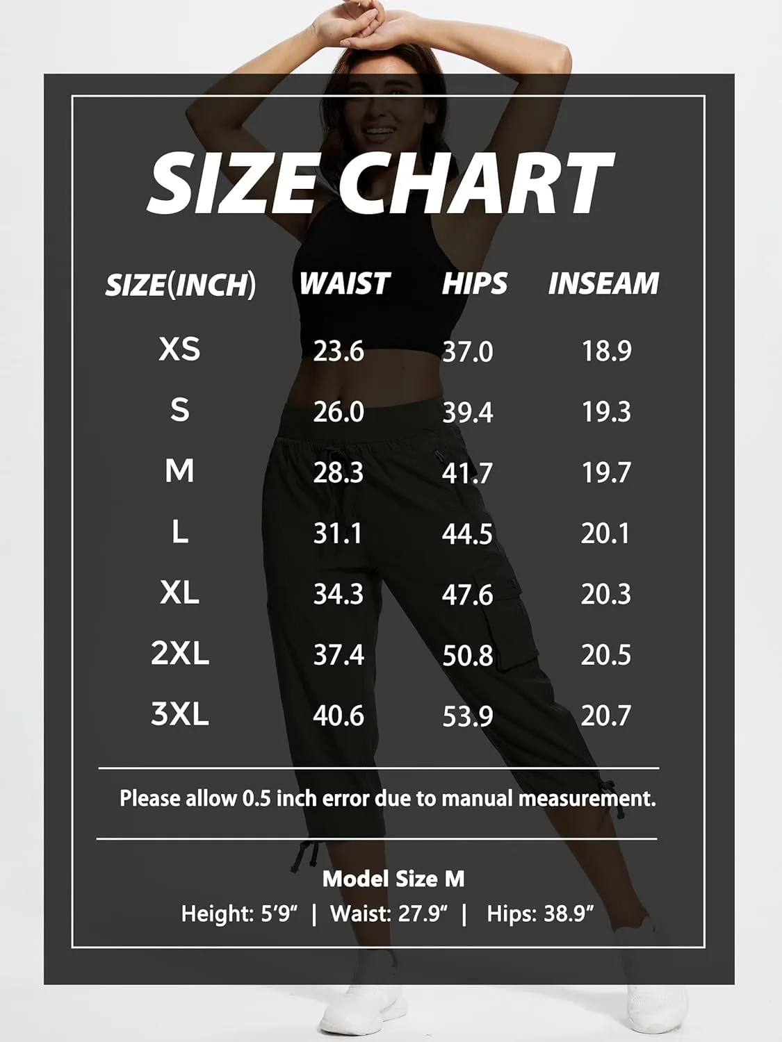 Hiking Capris for Women with Pockets Lightweight Quick Dry Cargo Capri Travel Pants Women Casual Women's Capris