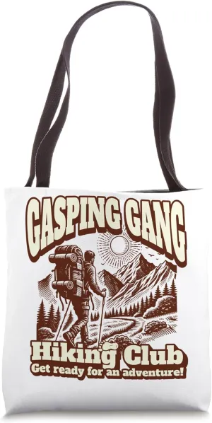 Hiking Gasping Gang Hiking Club Tote Bag