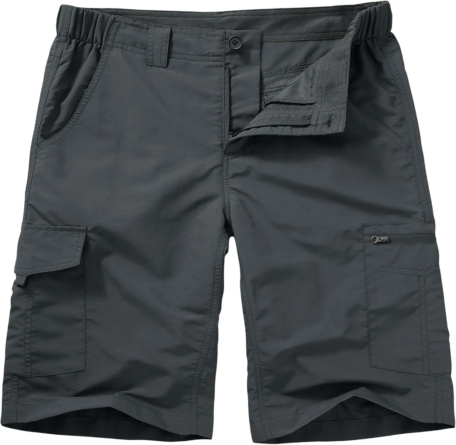 Hiking Shorts for Men Cargo Casual Quick Dry Lightweight Stretch Waist Outdoor Fishing Travel Shorts